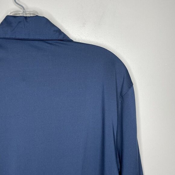 WALTER HAGEN Shirt Mens Small S Navy Blue Stripe Performance Polo Golf - Picture 5 of 8